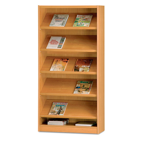 5 Slat Shelf Magazine Rack