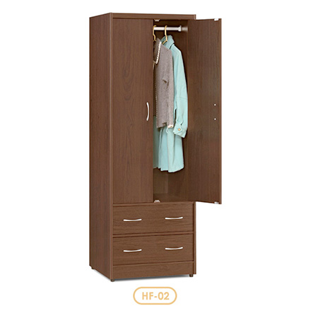 2 Door 2 Drawer Wardrobe