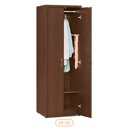 2 Door Wardrobe W/Hangers